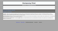 Desktop Screenshot of kampungchat.com