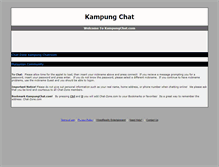 Tablet Screenshot of kampungchat.com